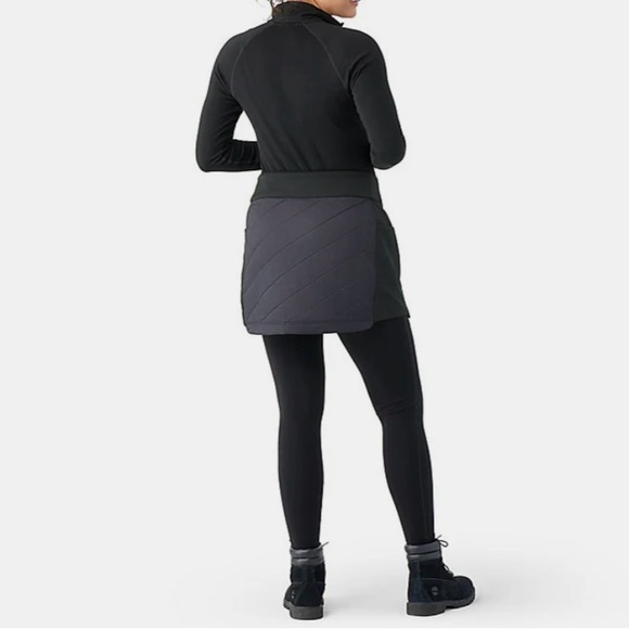 Smartwool Smartloft Zip Skirt Size XS in Black - Picture 3 of 11